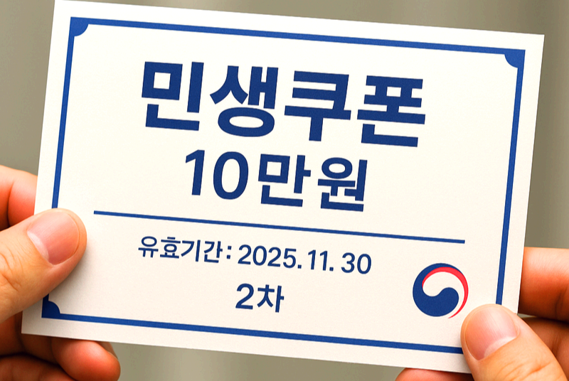 민생회복 2차 소비쿠폰