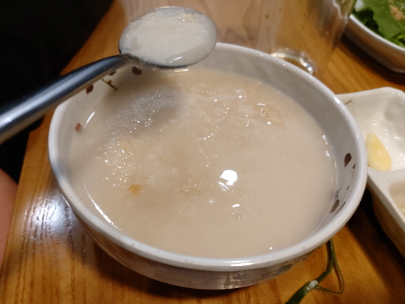 종로 후식 숭늉