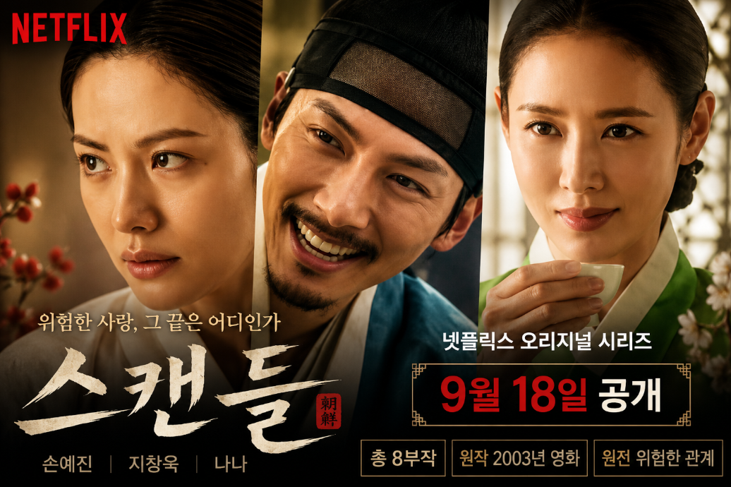 스캔들 넷플릭스|손예진·몇부작·등장인물·원작·공개일