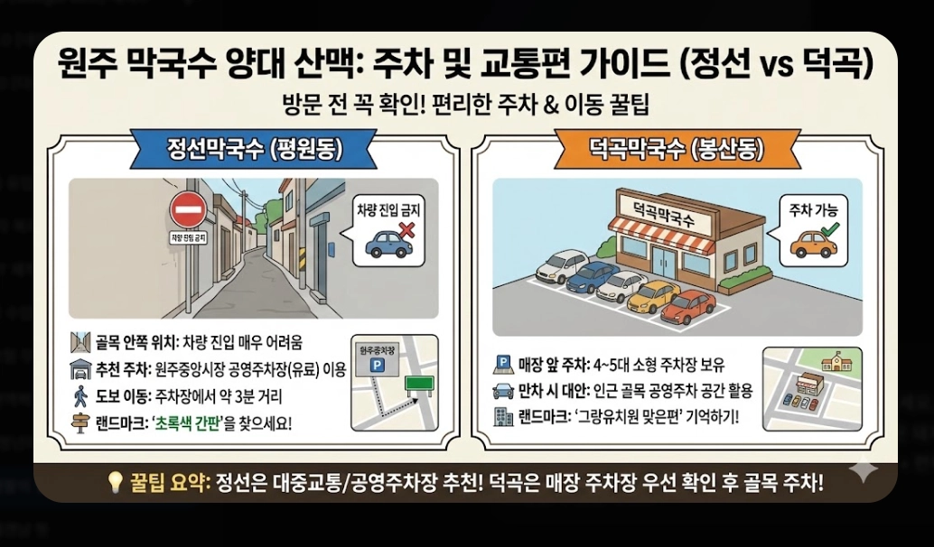 원주 막국수 맛집 [생활의 달인 2026] 정선&middot;덕곡막국수 위치 및 방문 꿀팁 가이드