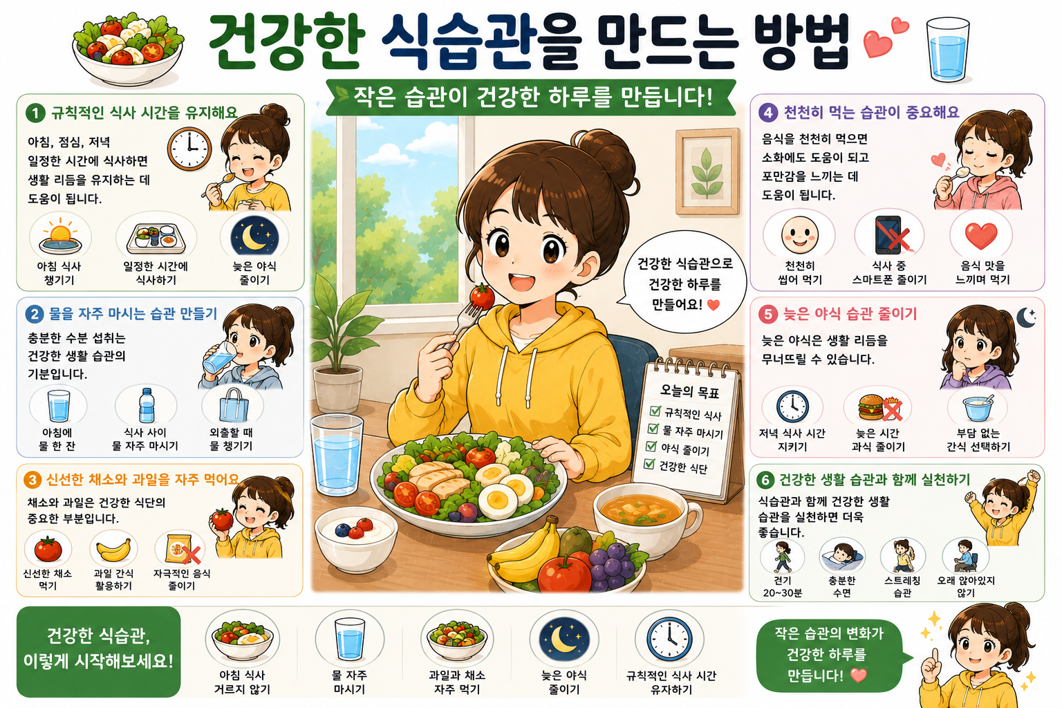 건강한 식습관을 만드는 방법
