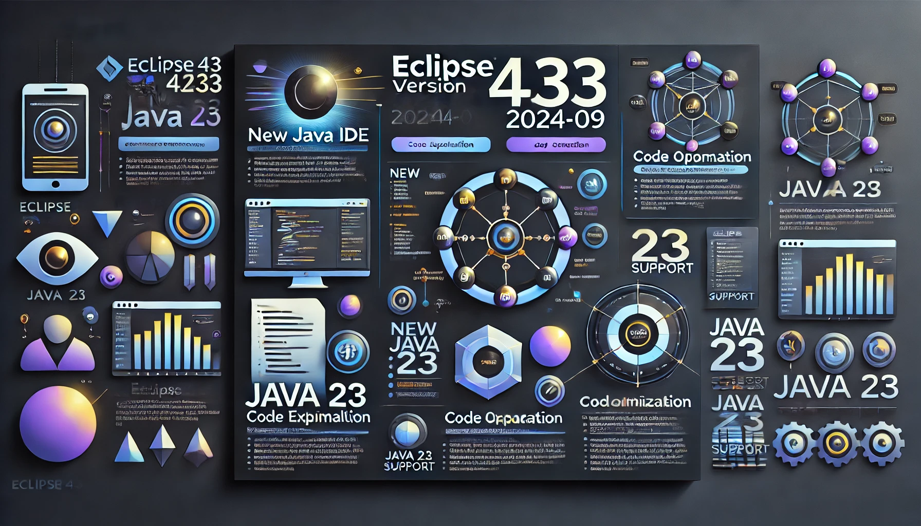 Eclipse 4.33의 Java 23 지원을 강조