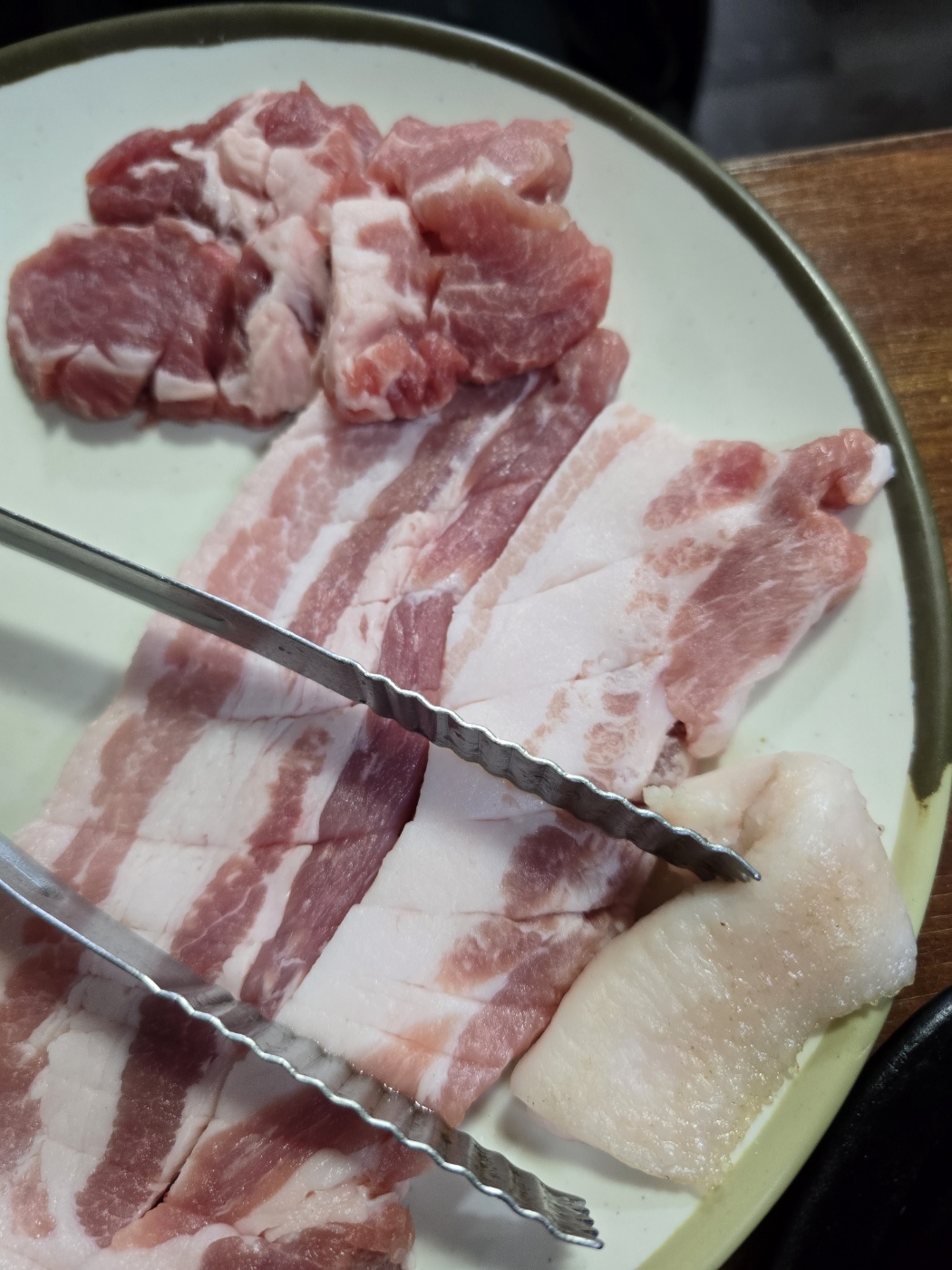 삼겹살과 목살