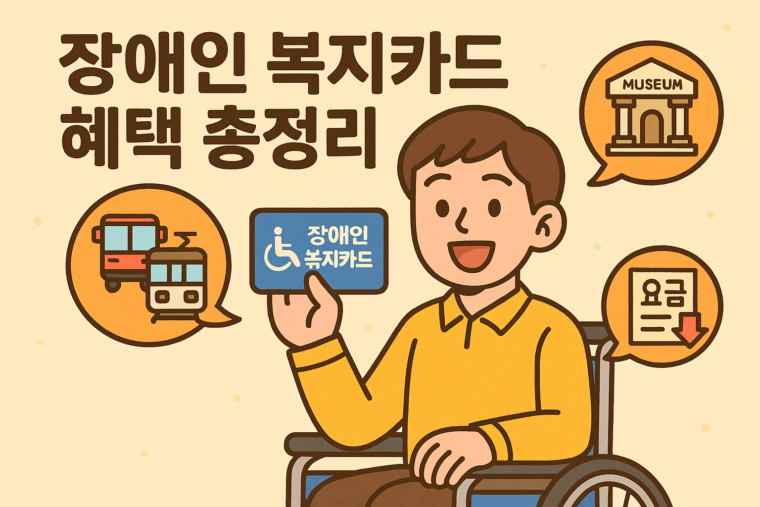 장애인 복지카드 혜택과 발급 방법