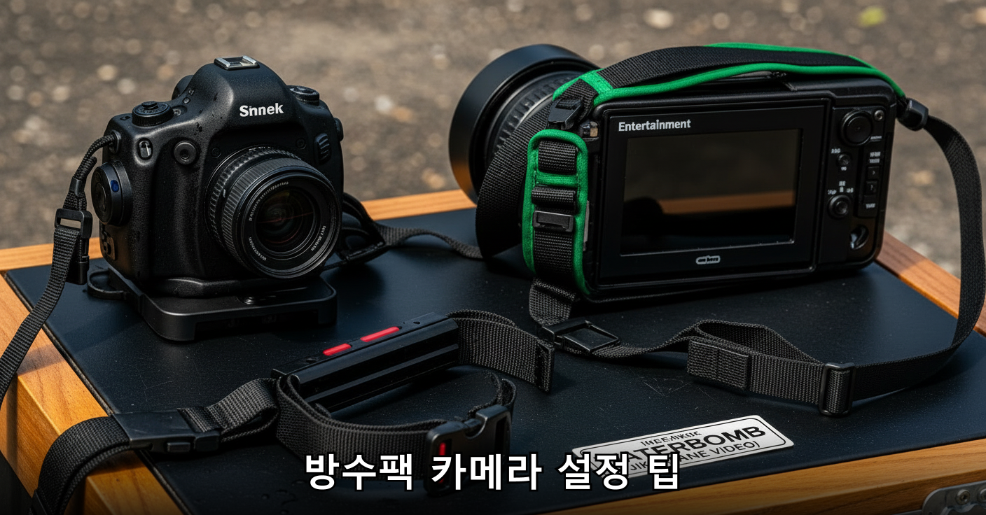 워터밤 직캠 촬영에 필요한 방수 장비들