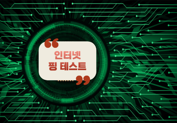 인터넷 핑 테스트