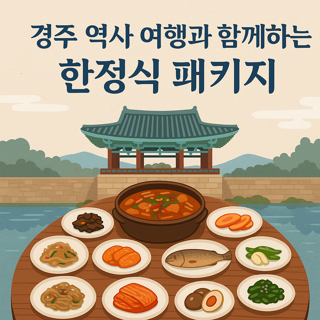 경주 역사 여행과 함께하는 한정식 패키지: 신라 천년의 맛과 멋을 만나다