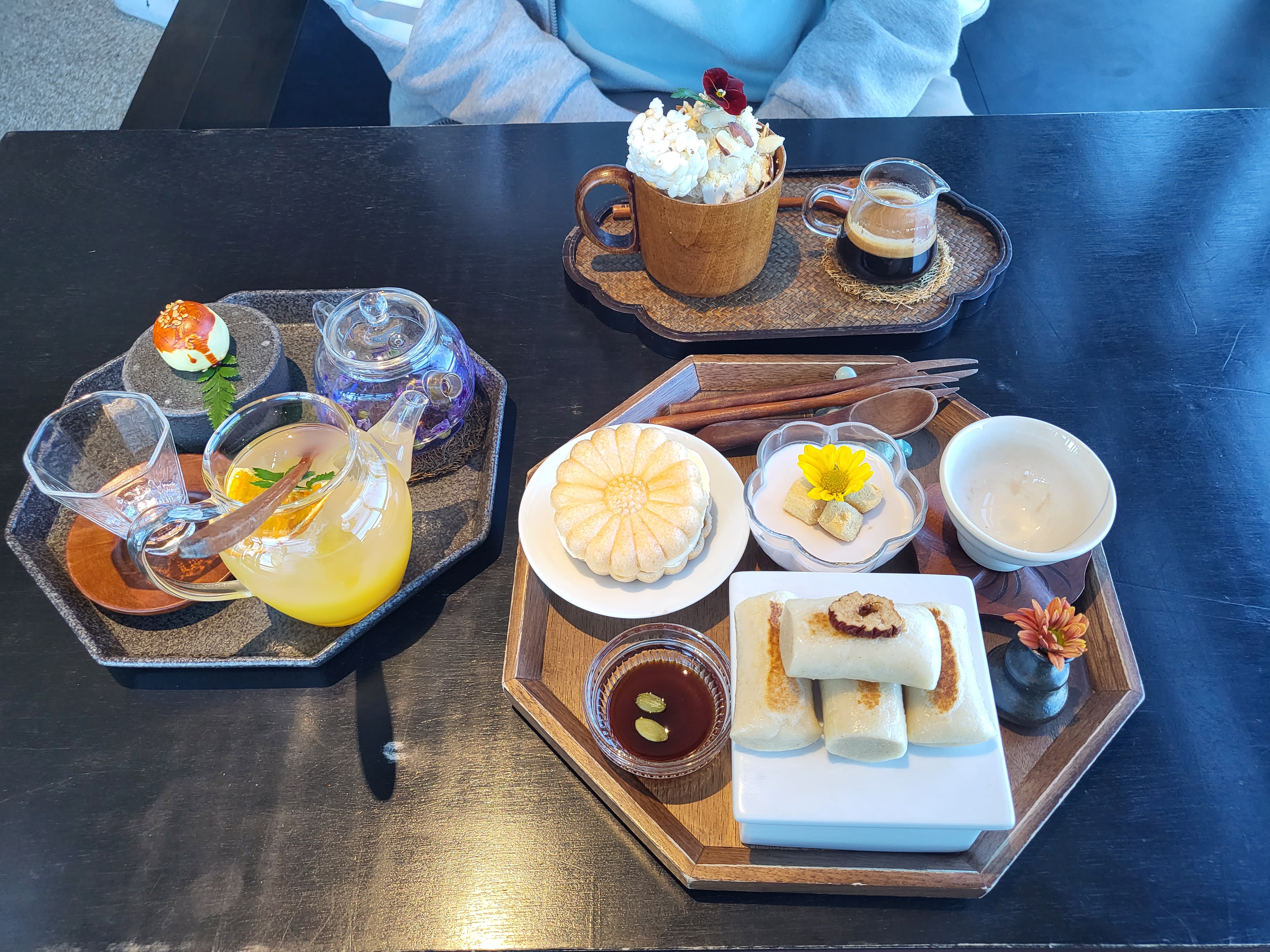 차덕분:영종도 구읍뱃터 바닷가 전망 이쁜 전통카페 차와 디저트 메뉴