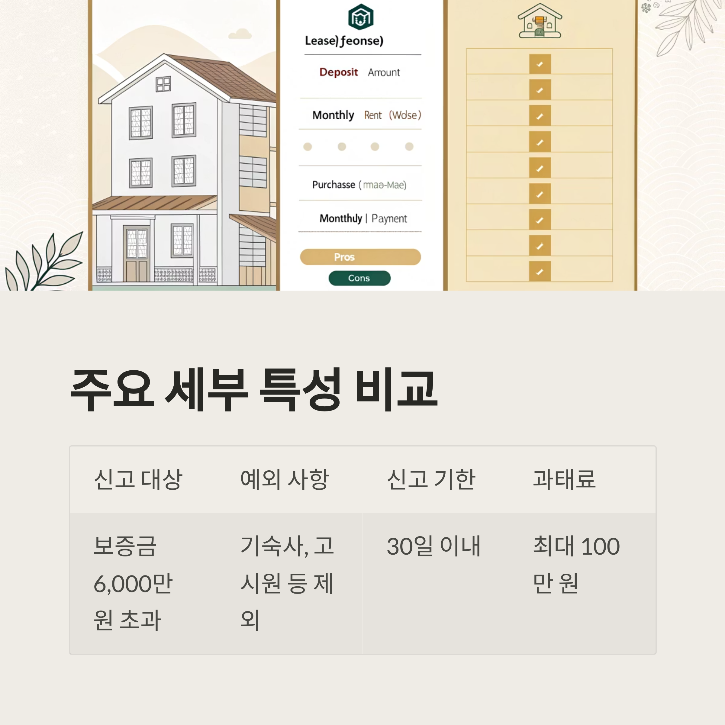 임대차 계약 신고 안 하면 과태료