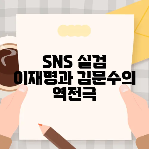 SNS 실검 이재명과 김문수의 역전극, 해시태그 분석으로 민심을 들여다봅니다!