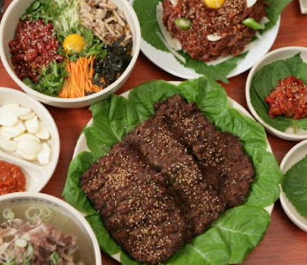 송정 떡갈비 골목
