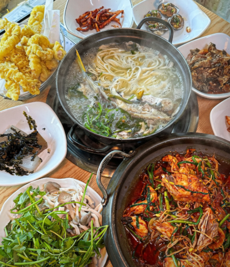 복요리 복칼국수