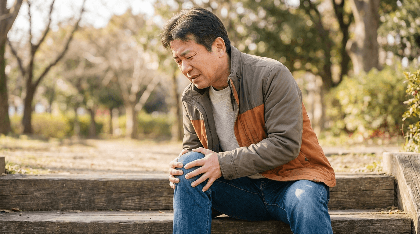 무릎 통증 계단 셀프 체크리스트 대표 이미지