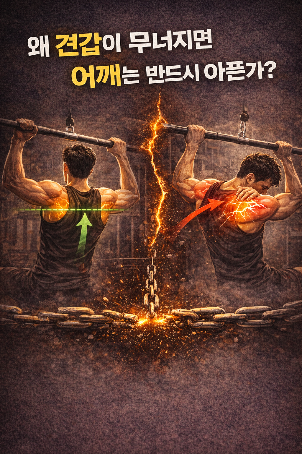 왜 견갑이 무너지면 어깨는 반드시 아픈가