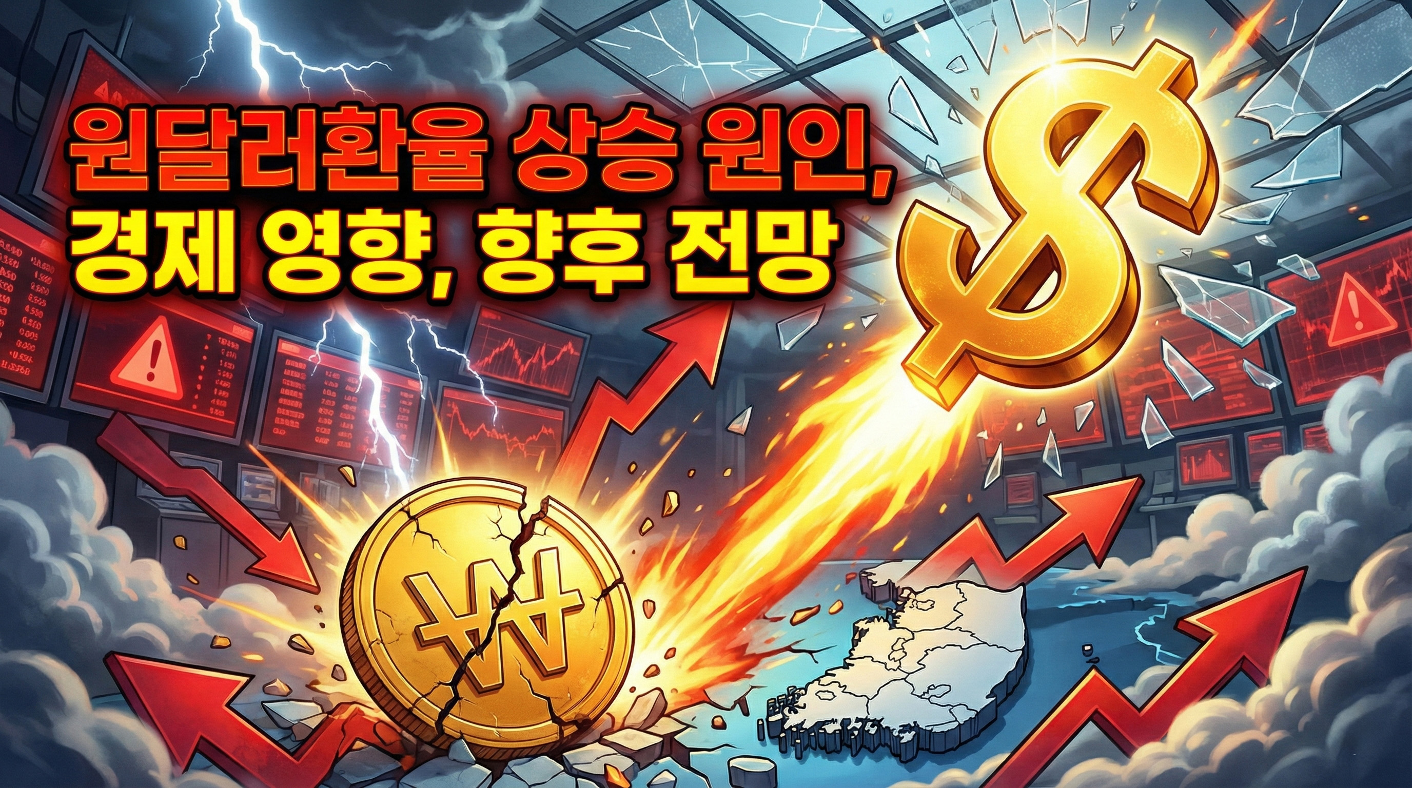 원달러환율 상승 원인, 경제 영향, 향후 전망 썸네일