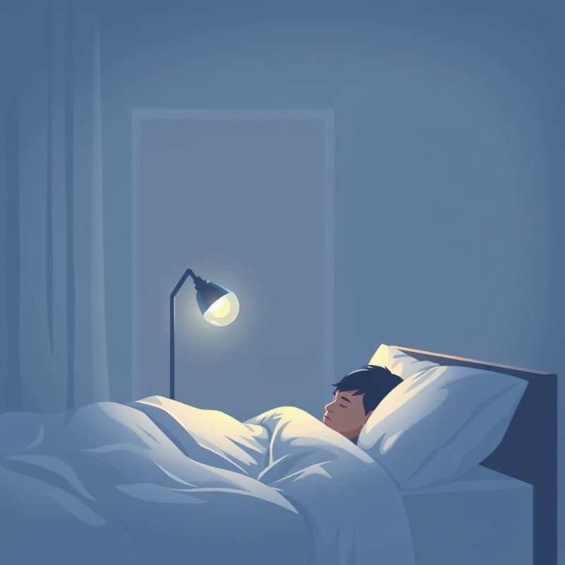 수면 중 조명, 뱃살까지 늘린다고요?- 밤빛 노출과 비만의 연결고리