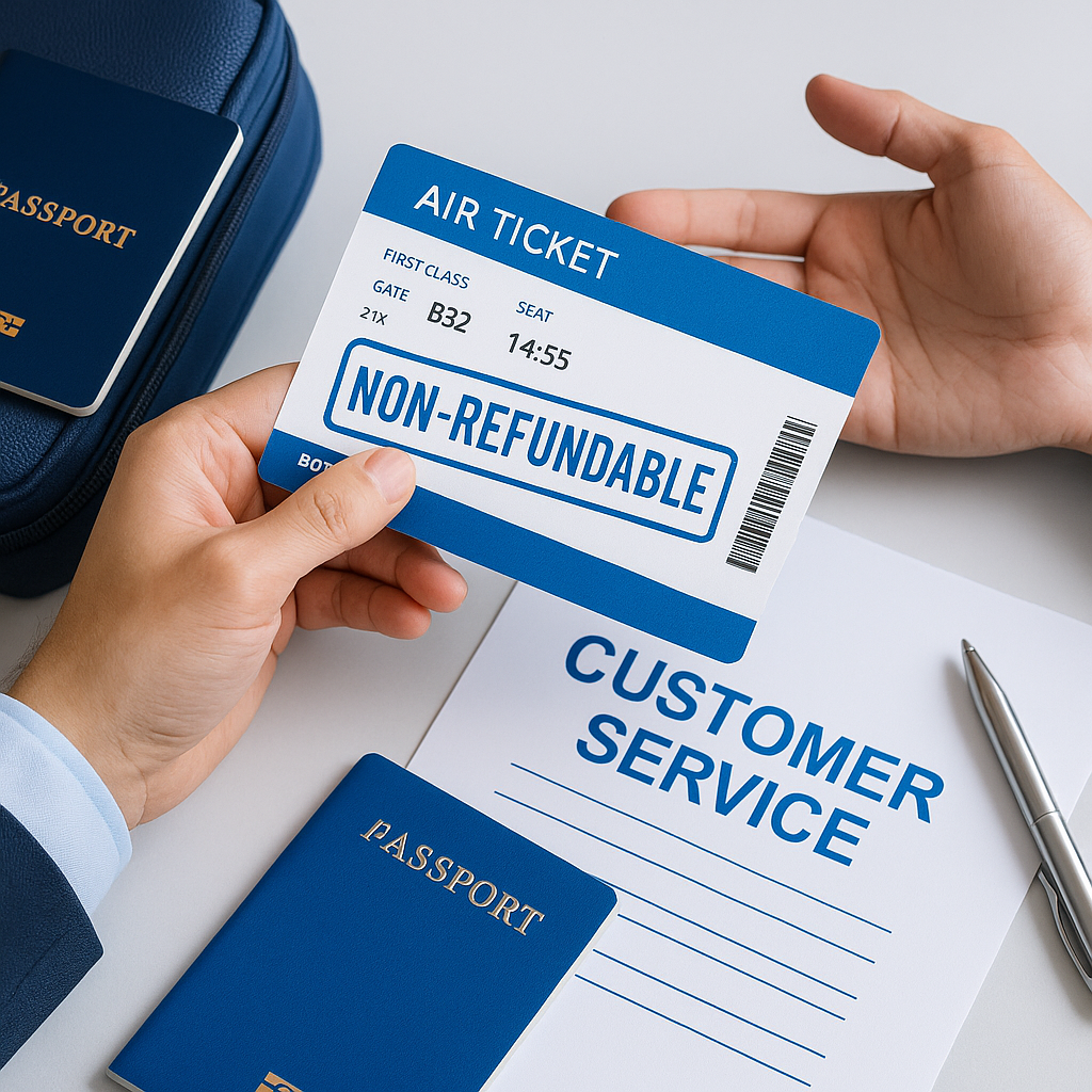 환불 불가 항공권