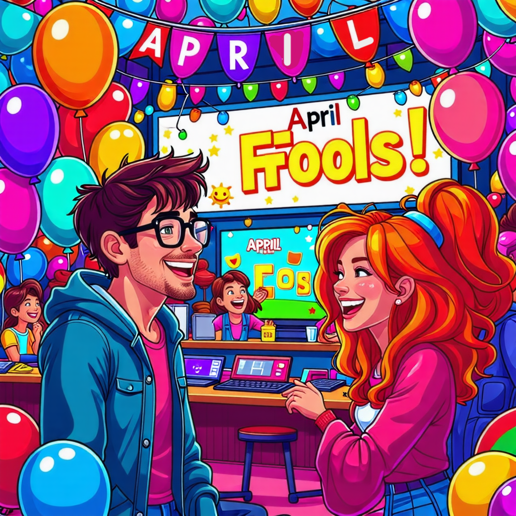 만우절 기념 게임사의 이벤트와 관련된 이미지