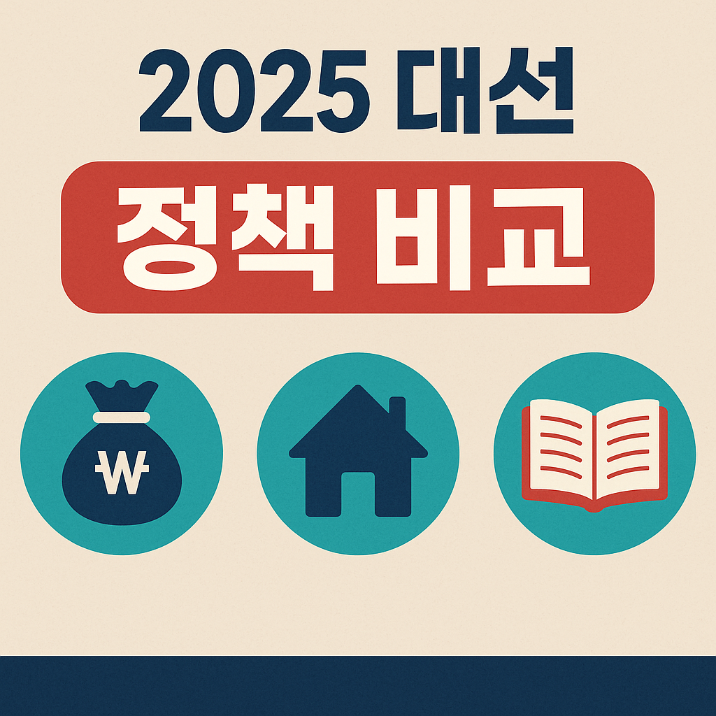이재명 vs 김문수 공약 비교 ❘ 2025 대선 핵심 정책 총정리