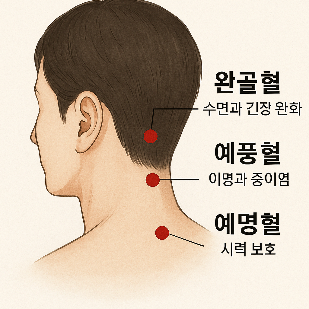 귀뒤 대표 혈자리 3가지 위치와 효능