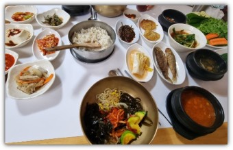 숯불보리굴비정식