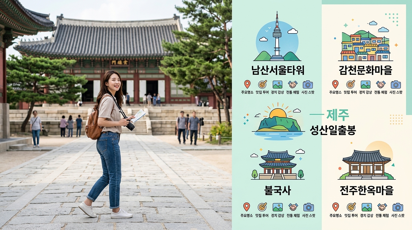 새롭게 선정된 2025-2026 한국관광 100선으로 떠나는 특별한 여행