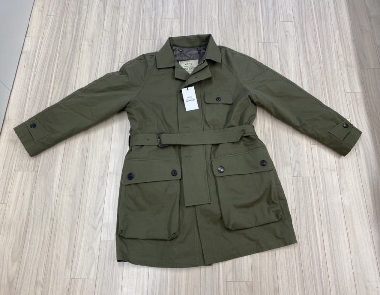 올투스바스터즈 슈팅코트 카키 야상코트 야상자켓