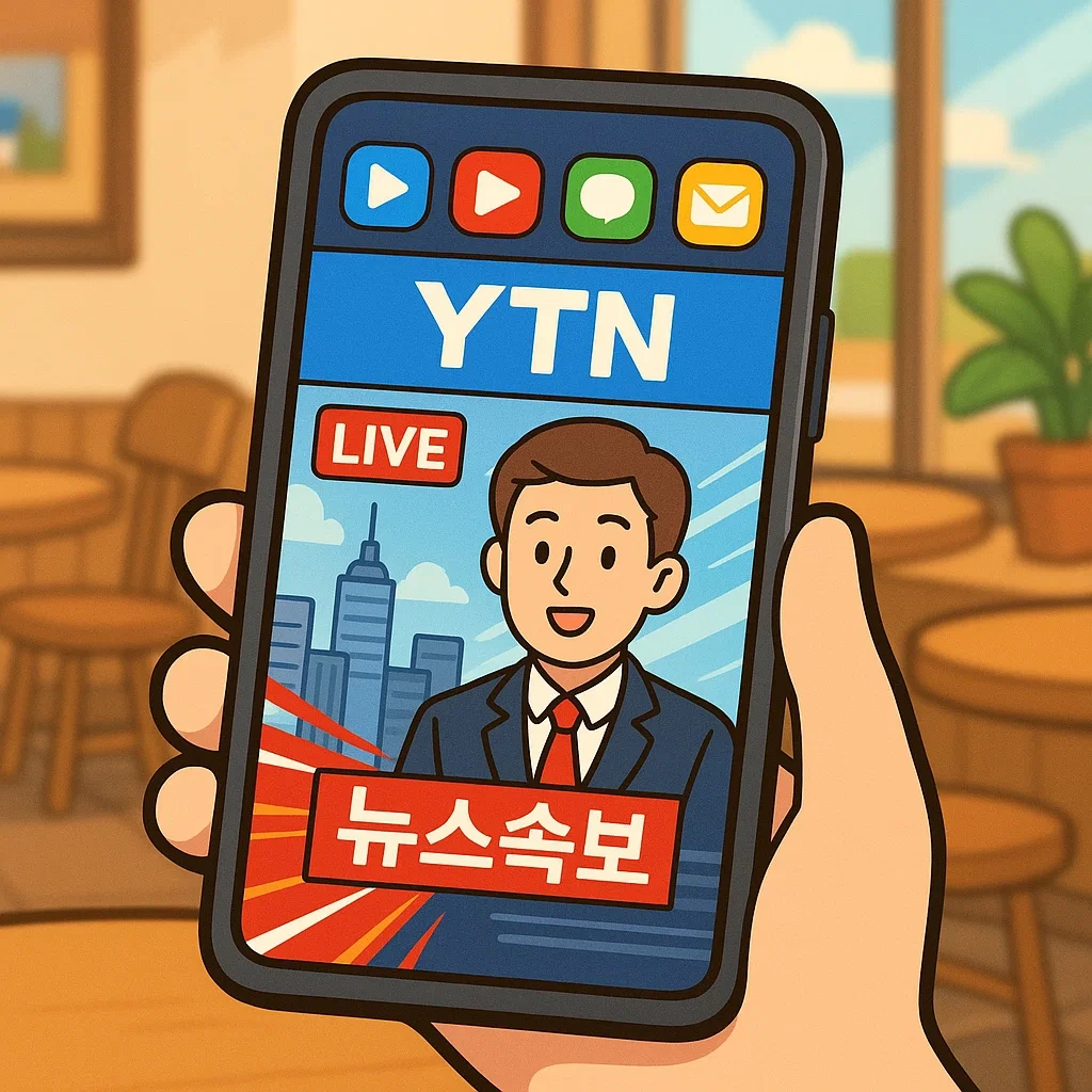 모바일 앱으로 YTN 온에어 시청하기