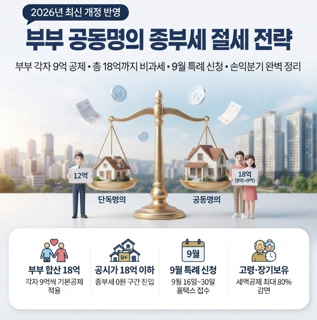 종부세 부부공동명의 절세 완벽정리