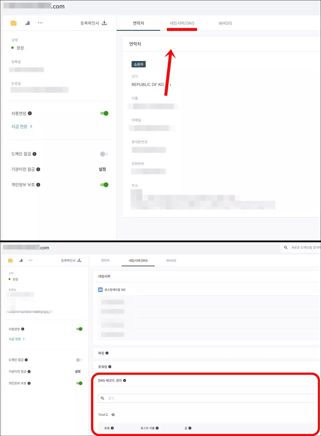DNS 설정