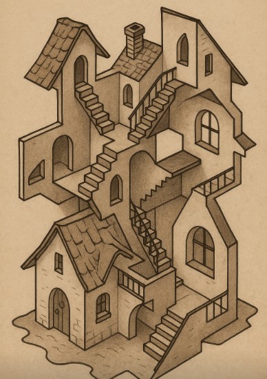 이상한 집 전개도 관련그림