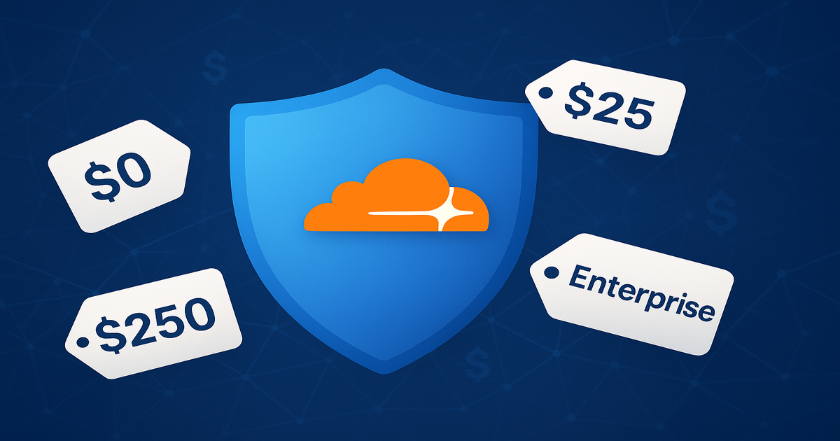 Cloudflare 가격 요금제 비교 - 무료부터 엔터프라이즈까지 4단계 플랜 가이드