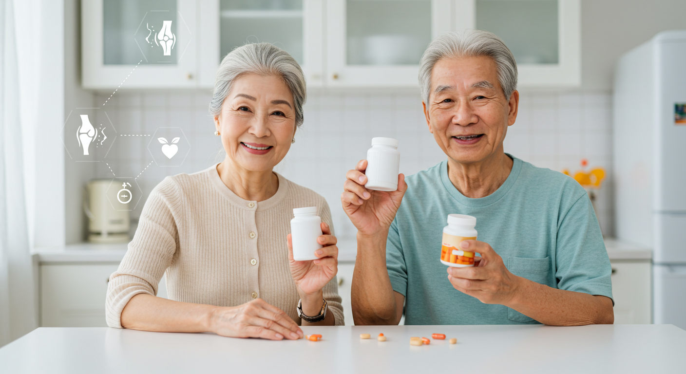 "노년층 맞춤 관절 영양제"에 대한 이미지입니다.