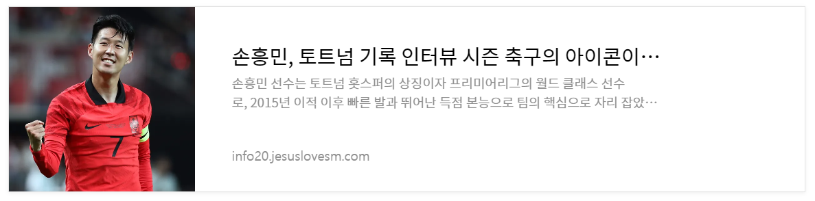 손흥민 광고 팬클럽 응원하기