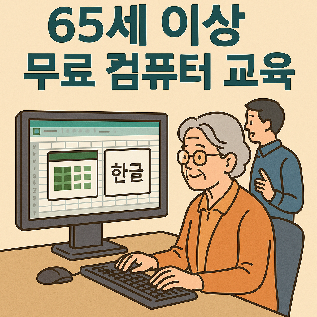 65세 이상 컴퓨터 무료 교육센터 지역별 안내 : 어르신을 위한 IT 기초 강의