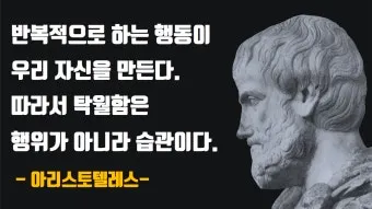 아리스토텔레스의 명언 인내는 쓰고 열매는 달다 실천적 의미_19