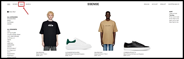 SSENSE 직구 방법 : 센스 (ssense) 할인 코드 포함