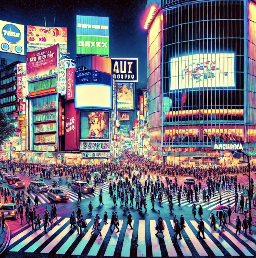 시부야 스크램블 교차로