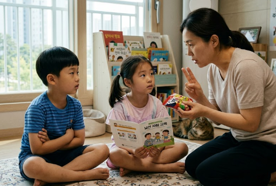 어린이 납치 예방- 낯선 사람이 주는 음식 먹으면 안되요.