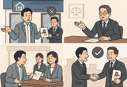 경매부동산 중개거부