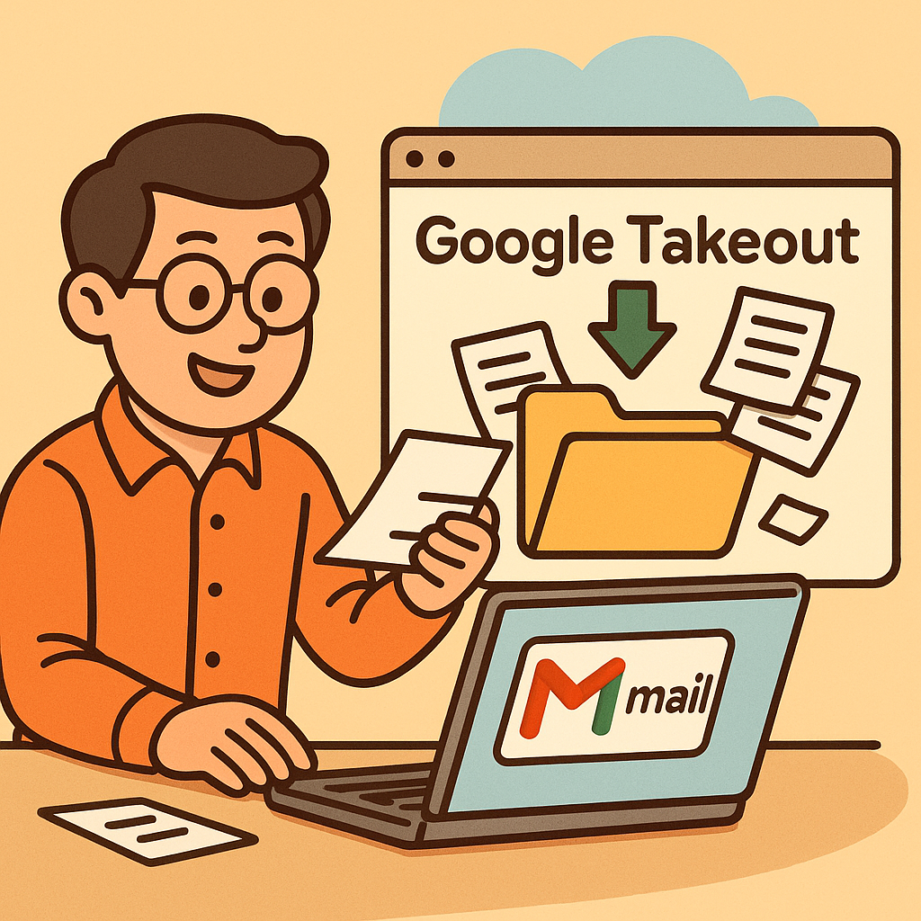 Google Takeout으로 메일을 한 번에 백업하고 정리하는 방법
