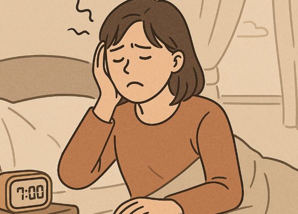 아침에 일어나기 싫은 표정