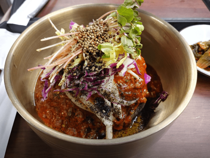 옥천 맛집 "비꽃 도토리" 음식