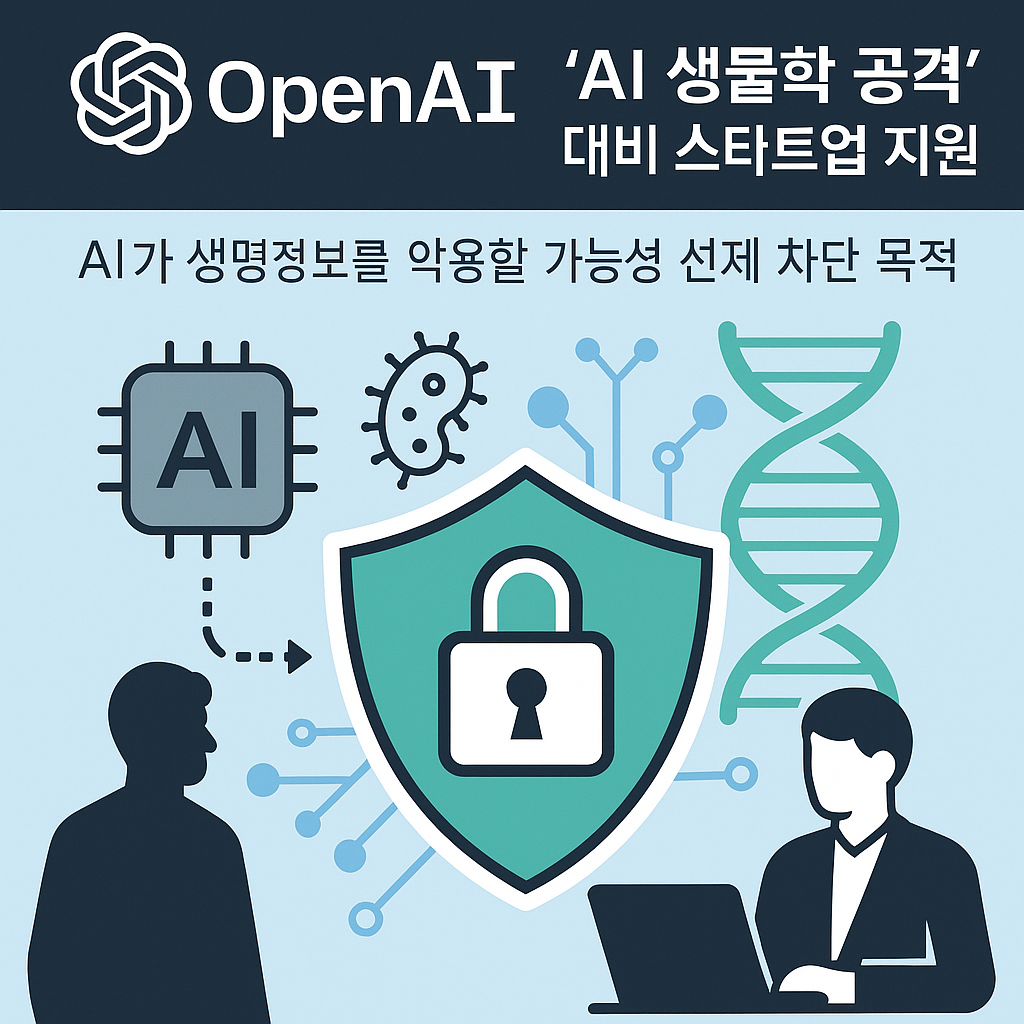 오픈AI, ‘AI 생물학 공격’ 대비 스타트업 지원 발표