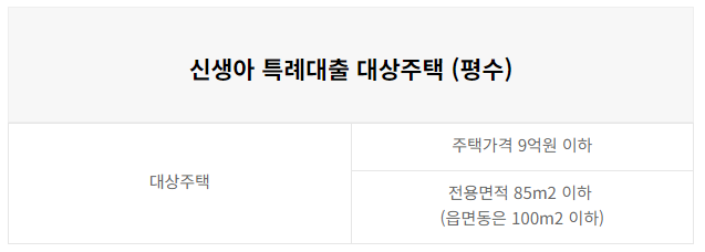신생아 특례 대출
