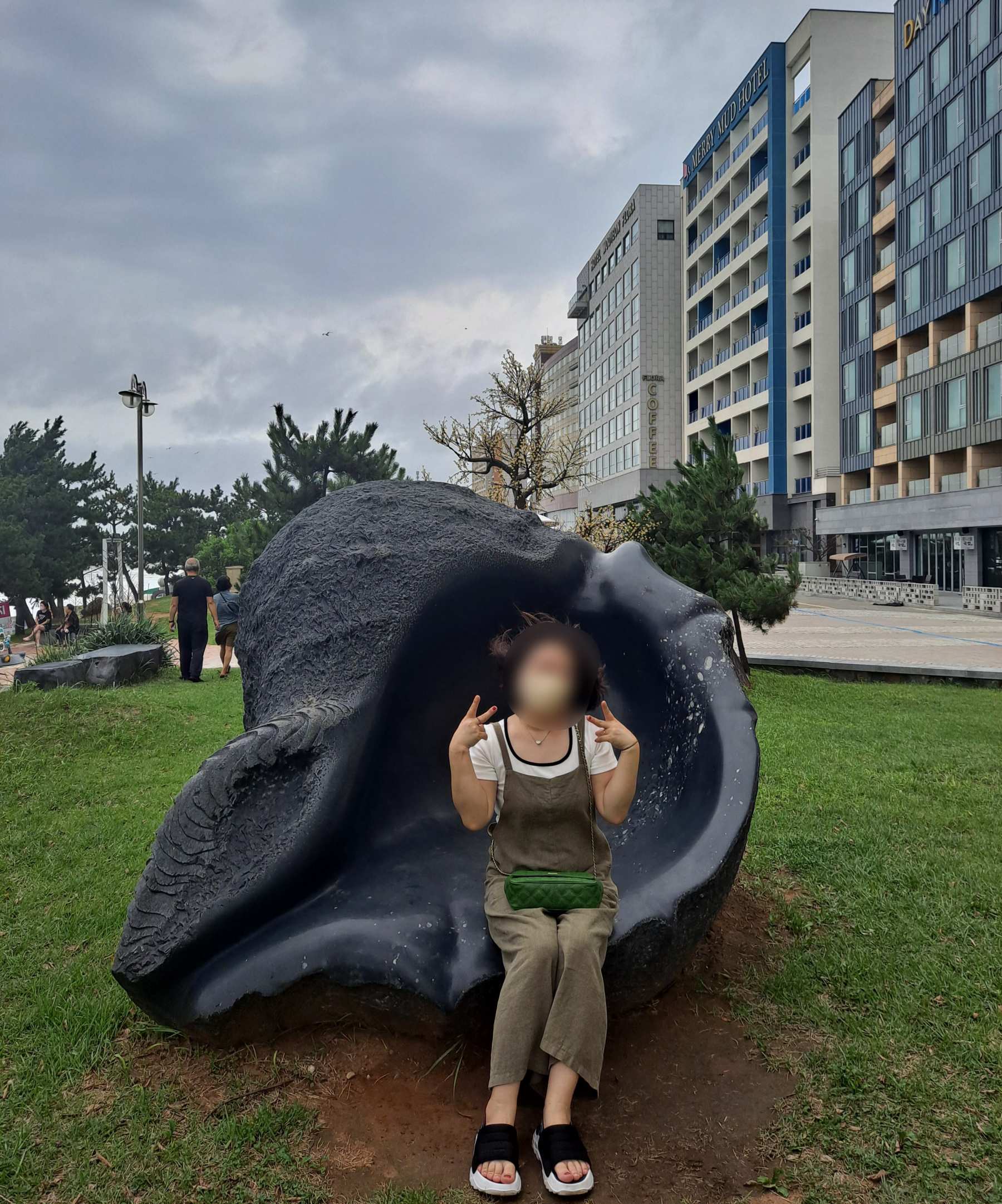 보령해변 포토존