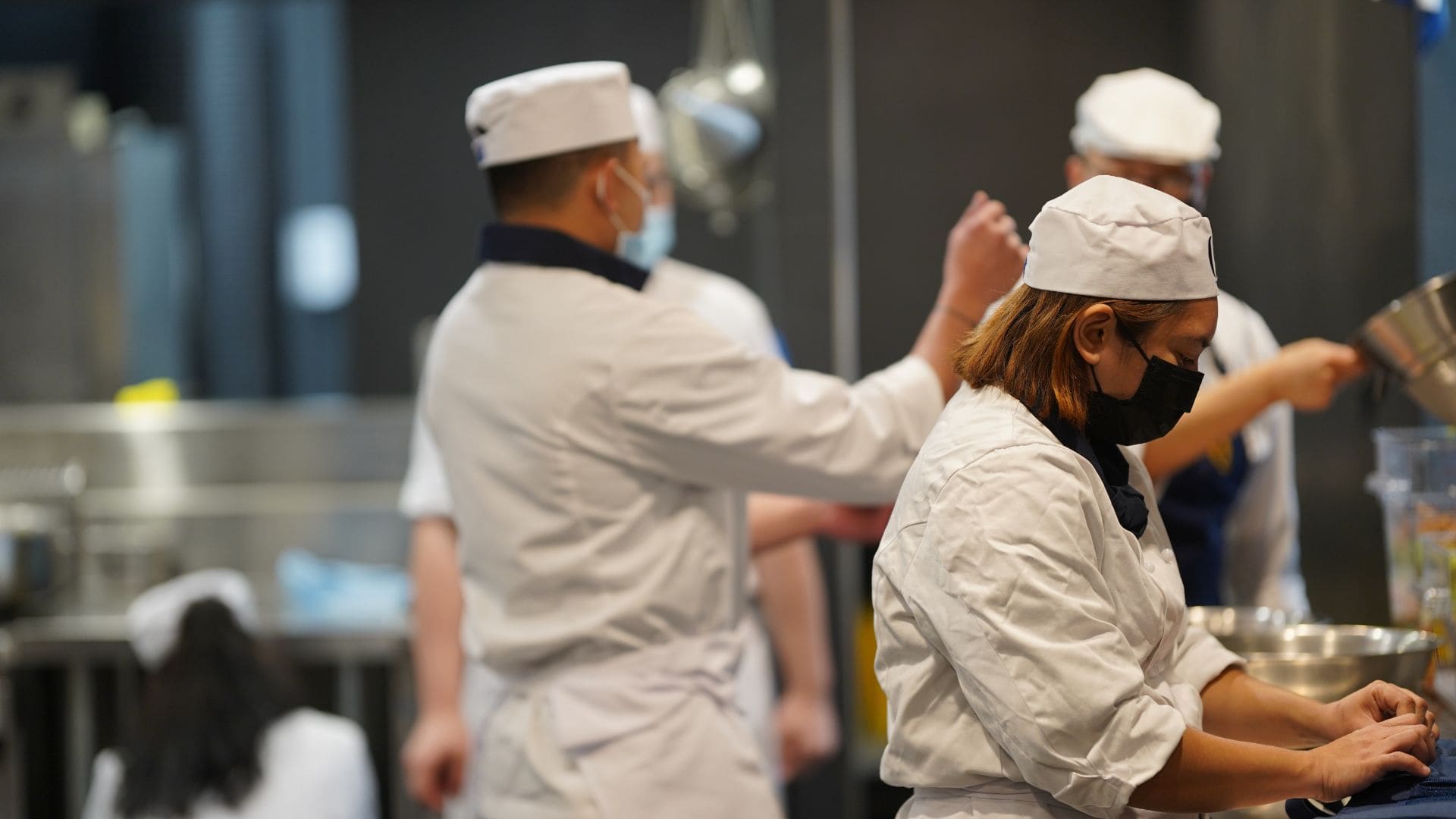 실제 요리 학교 실습과정
