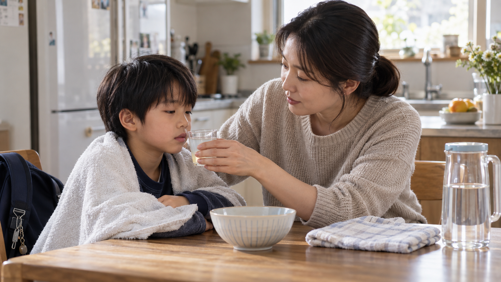 아이 구토·설사 때 탈수 확인법, 물 먹이는 순서와 응급 진료 기준 상황에서 부모와 아이가 실제로 대처하는 생활 장면