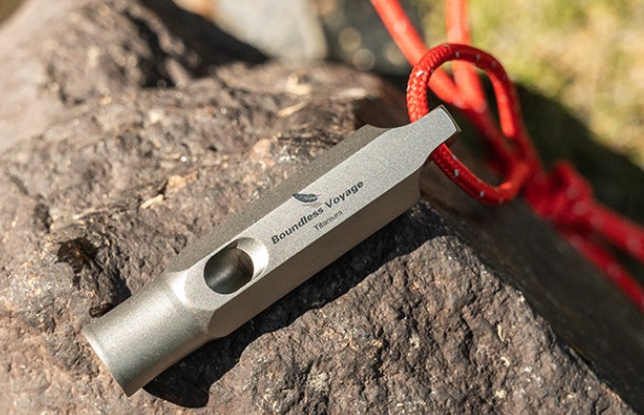 호신용 호루라기 티타늄 호루라기