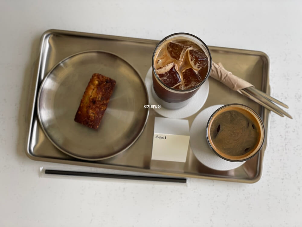 수원 오목천동 카페 맛집 오아시스 - 주문한 메뉴